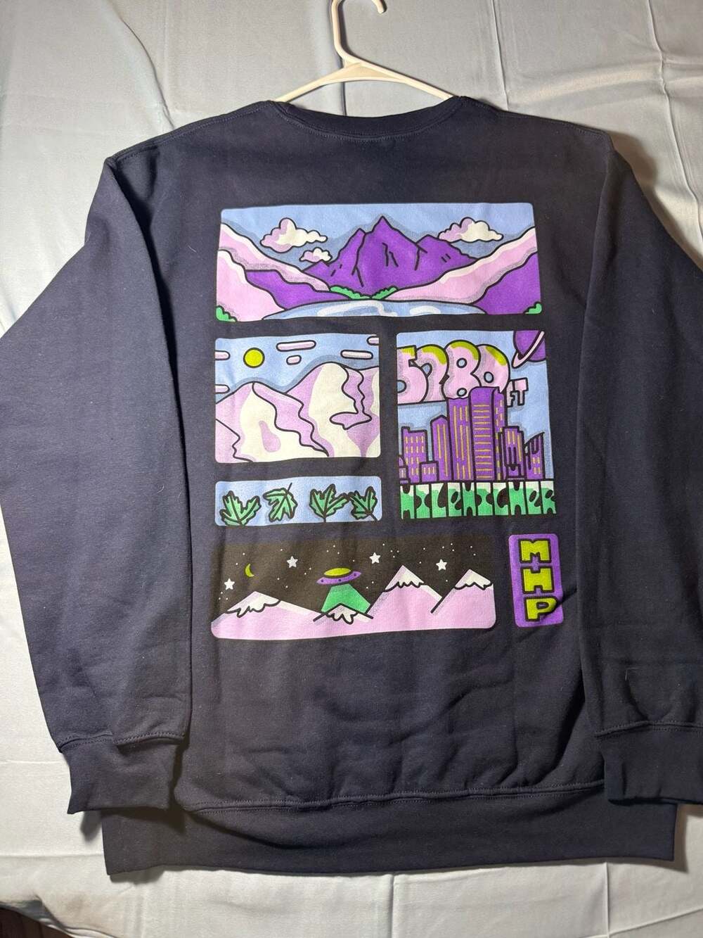 MHP 5280 Ft Milehiker Graphic Crewneck Sweatshirt